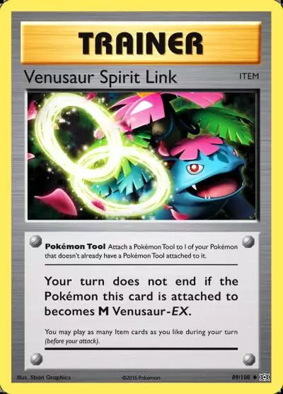 Venusaur Spirit Link 89/108 Evolutions Pokemon card