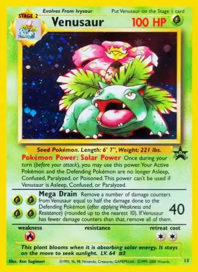 Venusaur 13/53 Wizards Black Star Promos Pokemon card