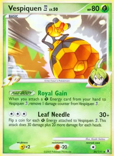 Vespiquen E4 35/111 Rising Rivals Pokemon card