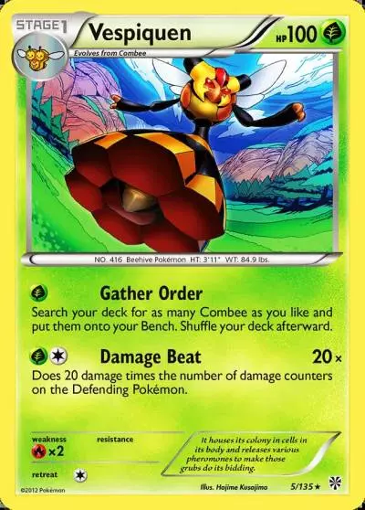 Vespiquen 5/135 Plasma Storm Pokemon card