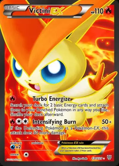 Victini-EX 131/135 Plasma Storm Pokemon card