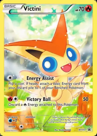 Victini XY117/211 XY Black Star Promos Pokemon card