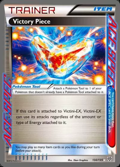 Victory Piece 130/135 Plasma Storm Pokemon card