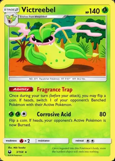 Victreebel 3/168 Celestial Storm Pokemon card