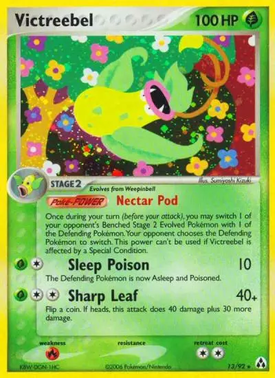 Victreebel 13/92 Legend Maker Pokemon card