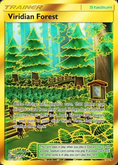 Viridian Forest 256/236 Unified Minds Pokemon card
