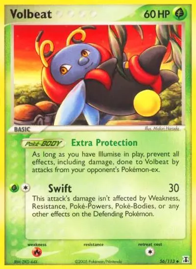 Volbeat 56/113 Delta Species Pokemon card