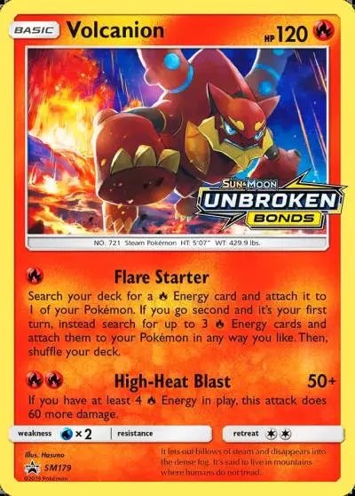 Volcanion SM179/248 SM Black Star Promos Pokemon card