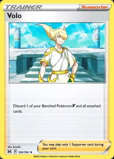 Volo 169/196 Lost Origin Pokemon card