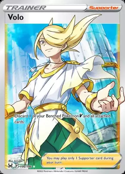 Volo 196/196 Lost Origin Pokemon card