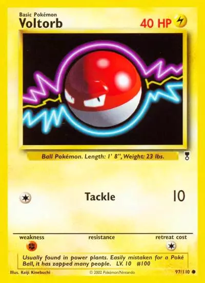 Voltorb 97/110 Legendary Collection Pokemon card