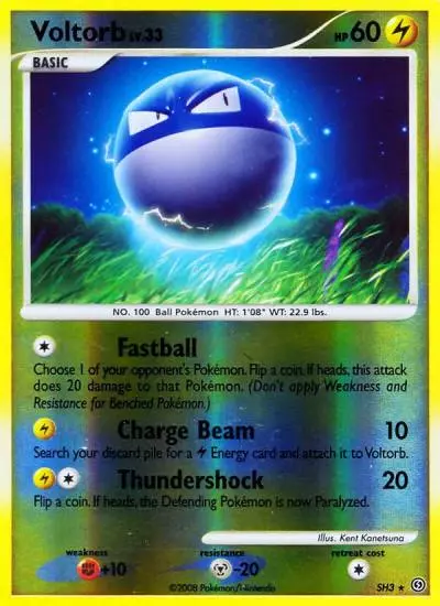 Voltorb SH3/100 Stormfront Pokemon card