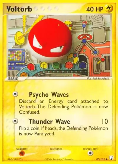 Voltorb 80/109 Team Rocket Returns Pokemon card