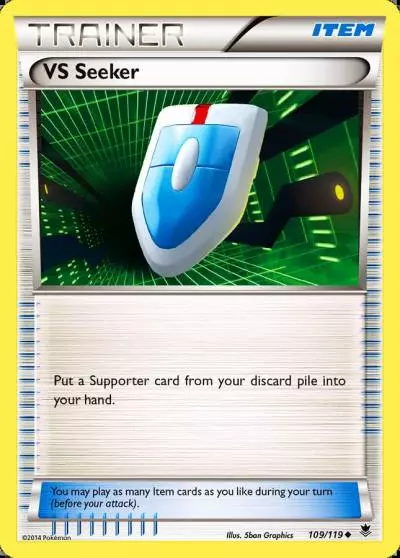 VS Seeker 109/119 Phantom Forces Pokemon card