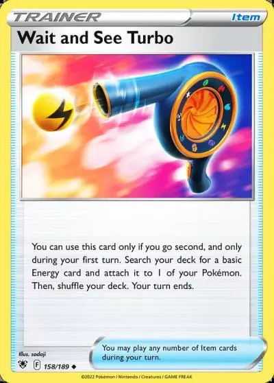 Wait and See Turbo 158/189 Astral Radiance Pokemon card