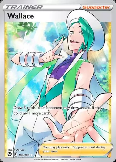 Wallace 194/195 Silver Tempest Pokemon card