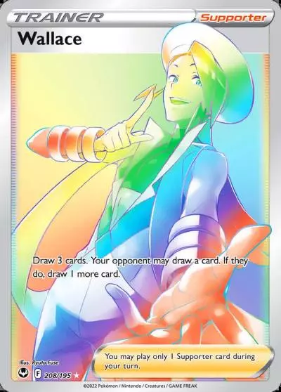 Wallace 208/195 Silver Tempest Pokemon card