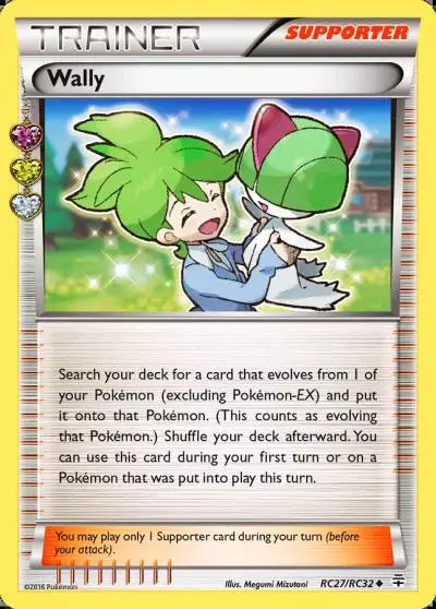 Wally RC27/83 Generations Pokemon card