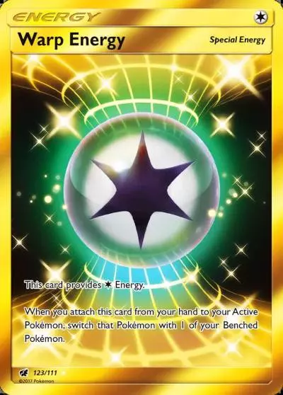 Warp Energy 123/111 Crimson Invasion Pokemon card
