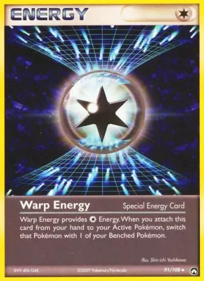 Warp Energy 91/108 Power Keepers Pokemon card