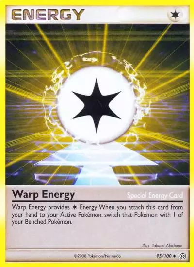 Warp Energy 95/100 Stormfront Pokemon card
