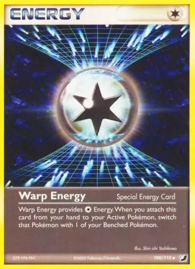 Warp Energy 100/115 Unseen Forces Pokemon card