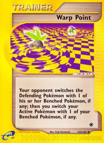 Warp Point 152/165 Expedition Base Set Pokemon card