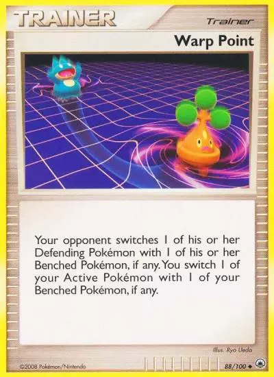 Warp Point 88/100 Majestic Dawn Pokemon card
