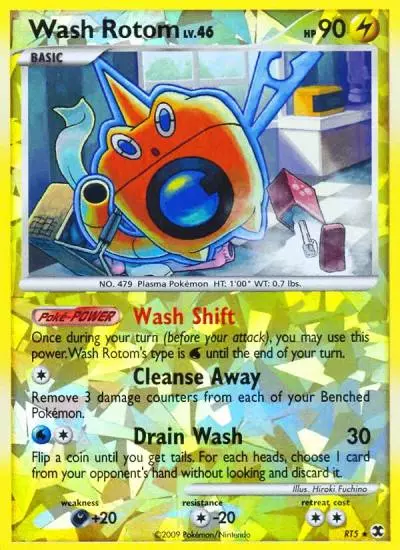 Wash Rotom RT5/111 Rising Rivals Pokemon card