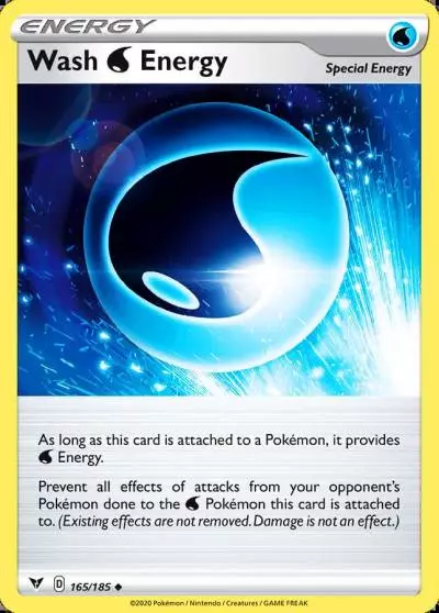 Wash Water Energy 165/185 Vivid Voltage Pokemon card