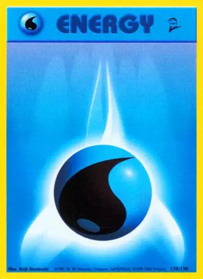 Water Energy 130/130 Base Set 2 Pokemon card