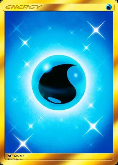 Water Energy 124/111 Crimson Invasion Pokemon card