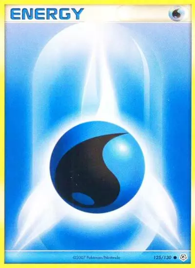 Water Energy 125/130 Diamond & Pearl Pokemon card