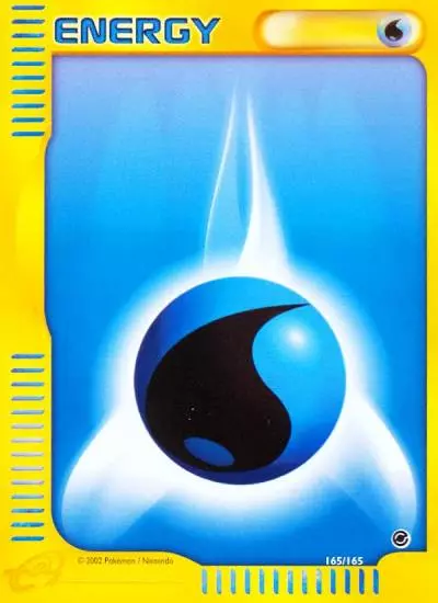 Water Energy 165/165 Expedition Base Set Pokemon card