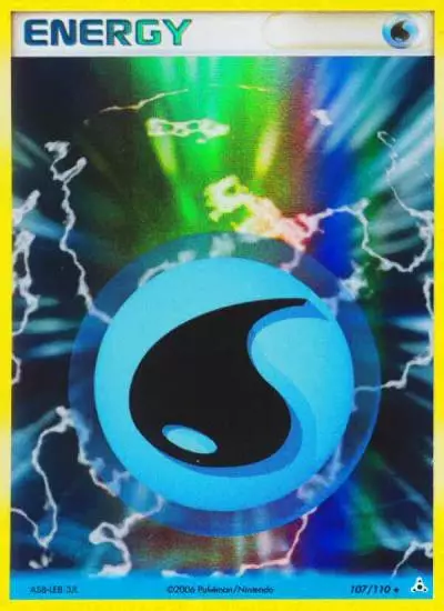 Water Energy 107/110 Holon Phantoms Pokemon card
