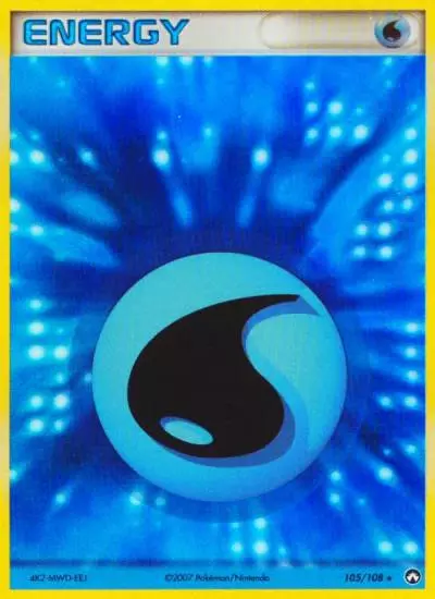 Water Energy 105/108 Power Keepers Pokemon card