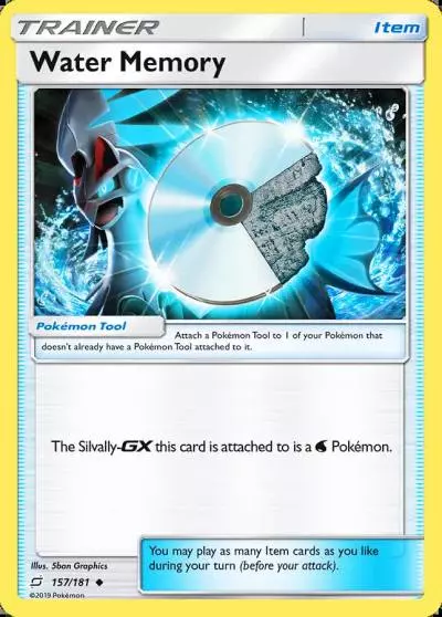 Water Memory 157/181 Team Up Pokemon card