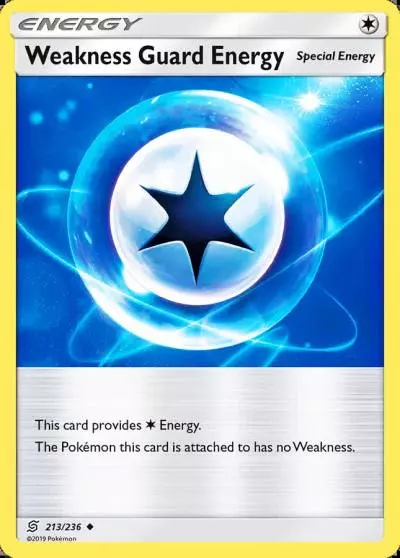Weakness Guard Energy 213/236 Unified Minds Pokemon card