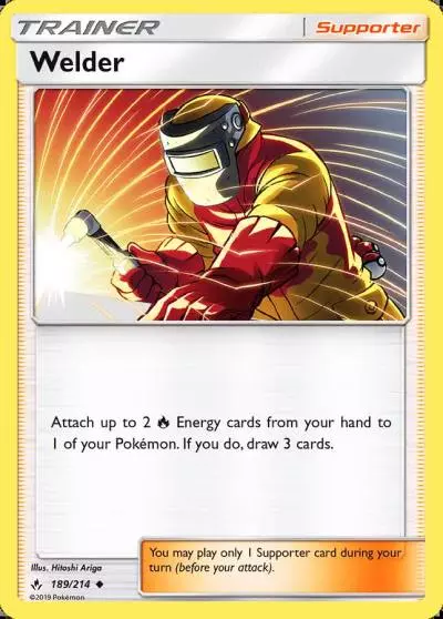 Welder 189/214 Unbroken Bonds Pokemon card