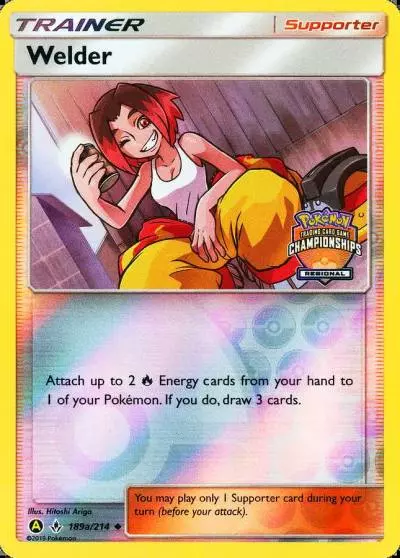 Welder 189a/214 Unbroken Bonds Pokemon card