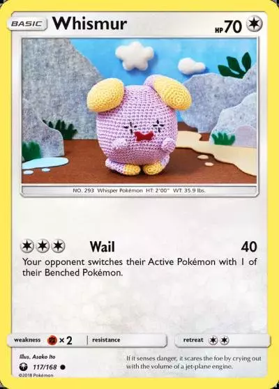 Whismur 117/168 Celestial Storm Pokemon card