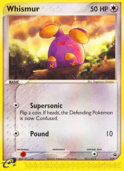 Whismur 19/40 Nintendo Black Star Promos Pokemon card