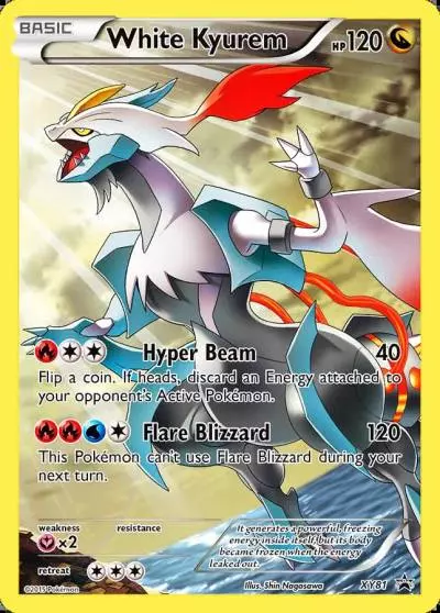 White Kyurem XY81/211 XY Black Star Promos Pokemon card