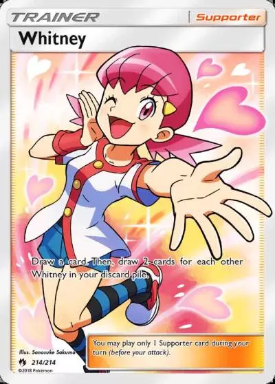 Whitney 214/214 Lost Thunder Pokemon card