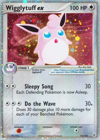 Wigglytuff ex 101/101 Hidden Legends Pokemon card