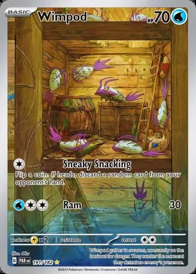 Wimpod 191/182 Paradox Rift Pokemon card