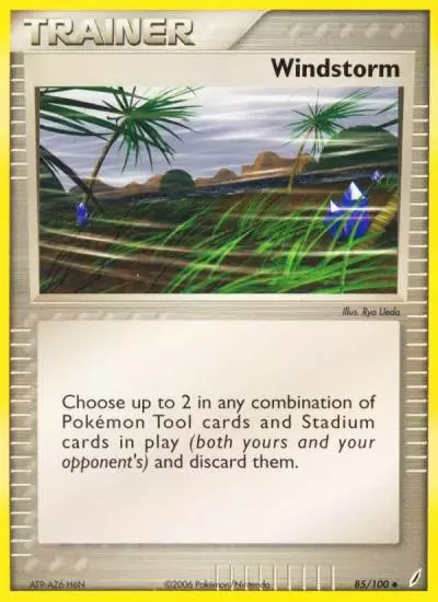 Windstorm 85/100 Crystal Guardians Pokemon card