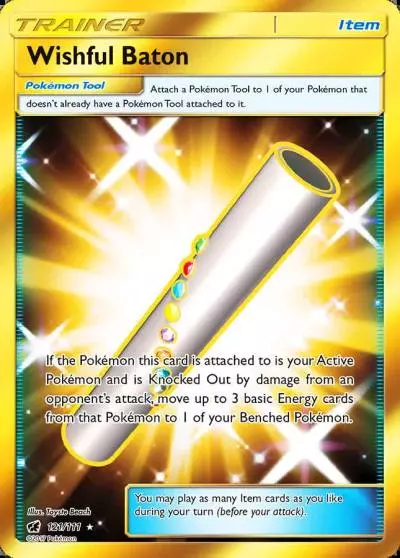 Wishful Baton 121/111 Crimson Invasion Pokemon card