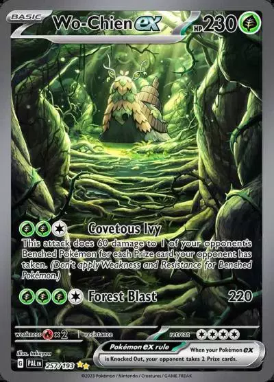 Wo-Chien ex 257/193 Paldea Evolved Pokemon card