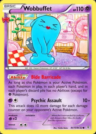 Wobbuffet RC11/83 Generations Pokemon card